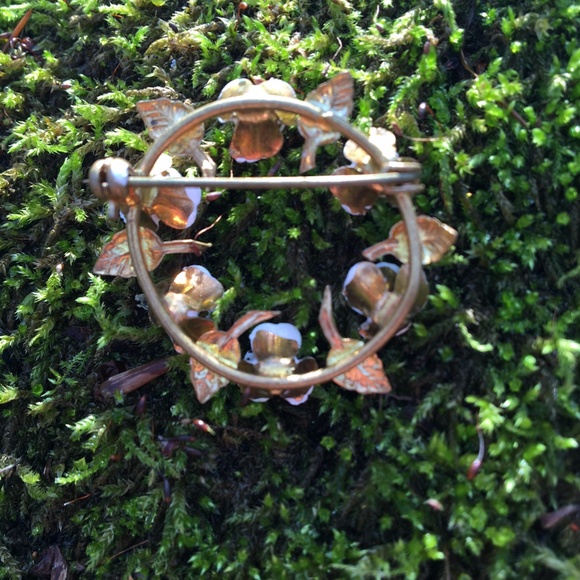 Vintage Rose Pin Cottagecore - Picture 5 of 5